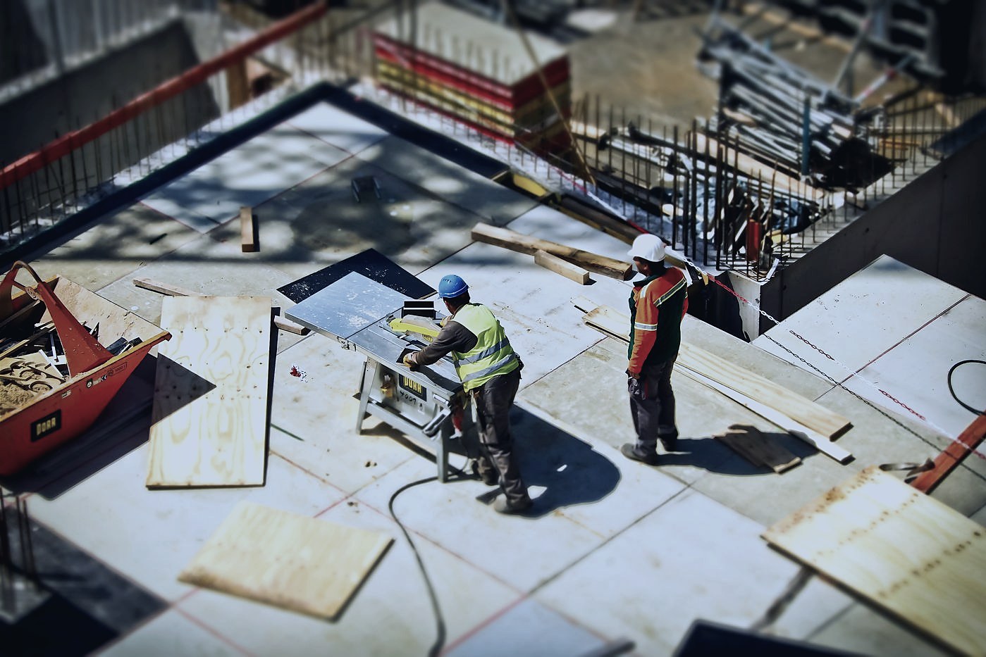 Personnel sur chantier